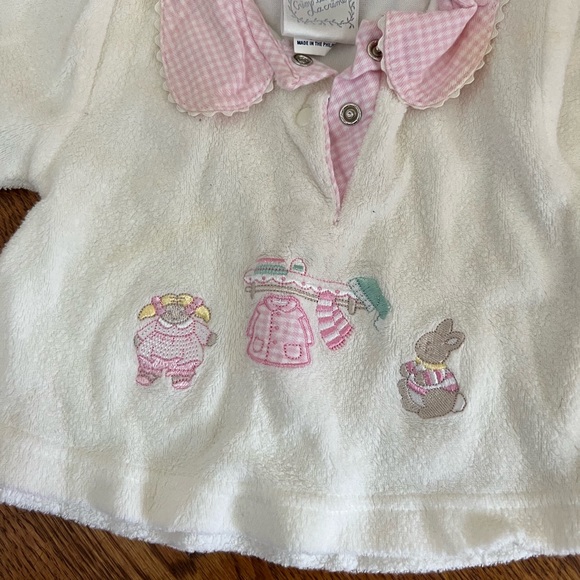 ▫️CRÈME DE LA CRÈME: Girl size 3 months, fuzzy pullover & sweatpants set▫️ - Picture 7 of 12